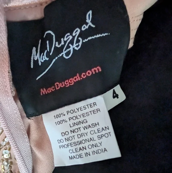 NWT Mac Duggal EMBELLISHED ILLUSION SHEATH DRESS #5521